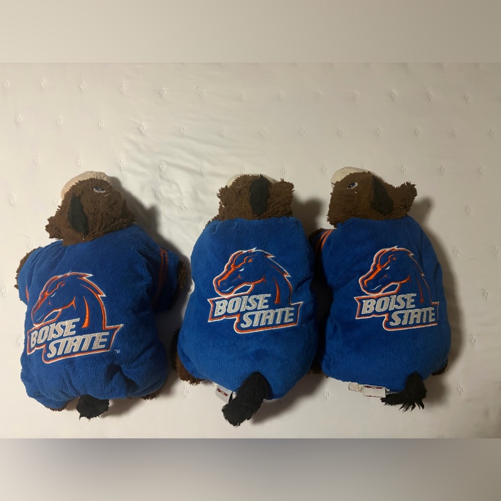 3 Boise State Blue Pillow Pets
